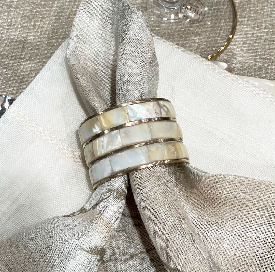 Luxury Napkin Holders & Rings | Designer Table Accents