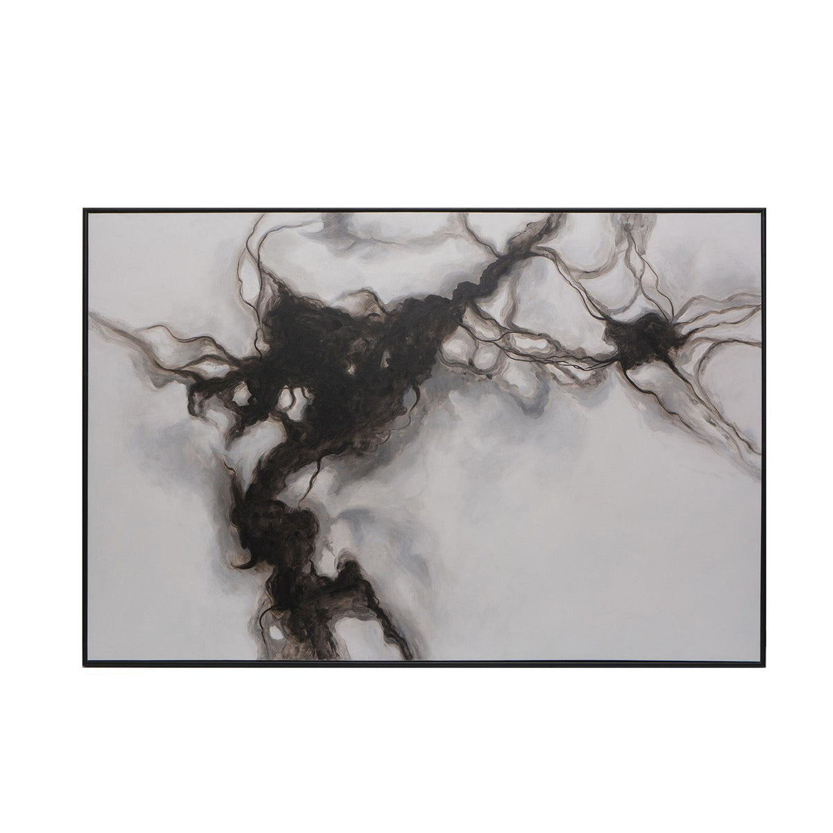 Smoke Screen Hand-Painted Artwork