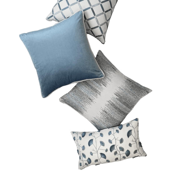 Darling Chambray Throw Pillow
