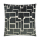 Aura Charcoal Throw Pillow