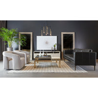 Ambrose Cream Modular Storage Media Cabinet
