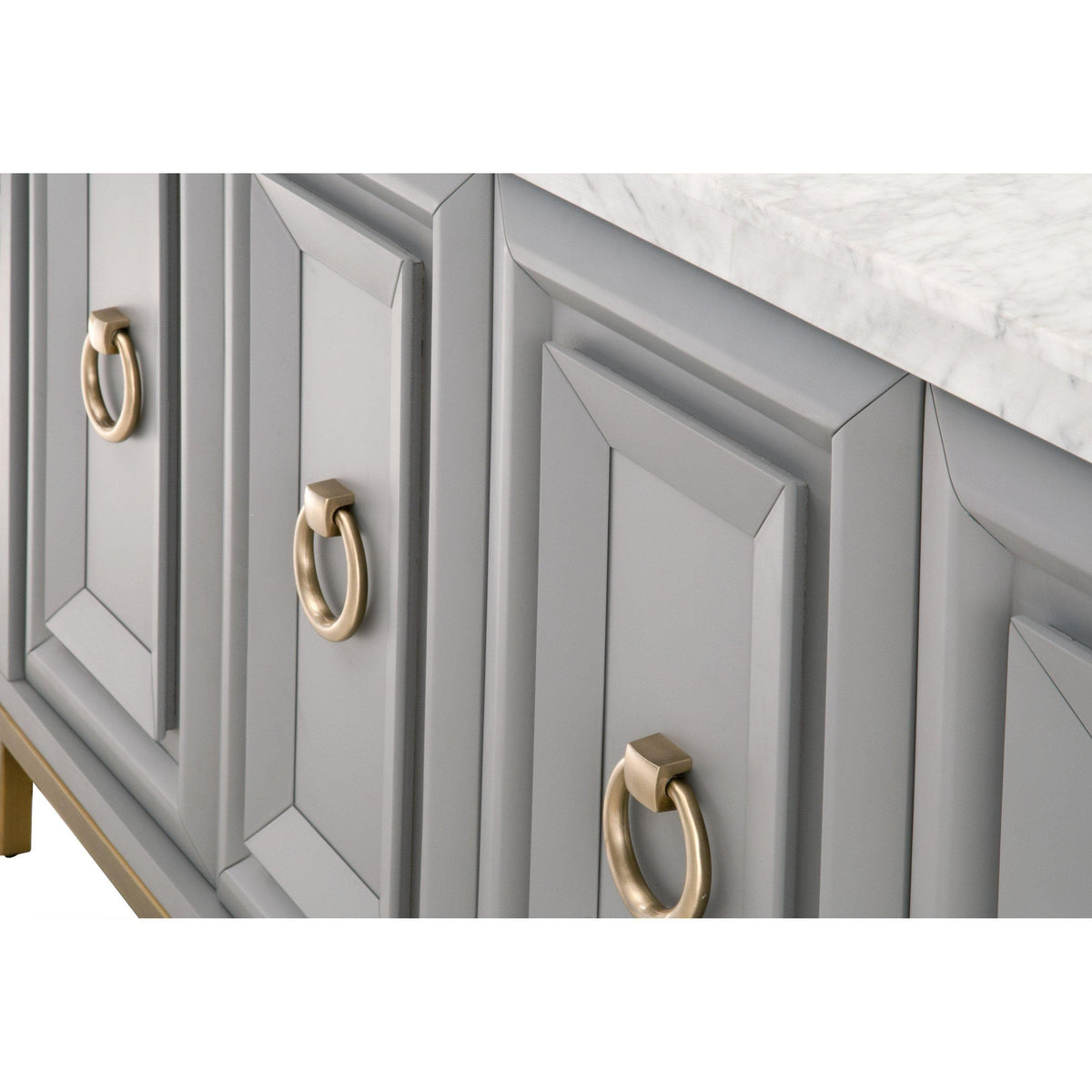 Allen Dove Gray Media Sideboard