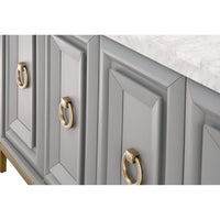 Allen Dove Gray Media Sideboard