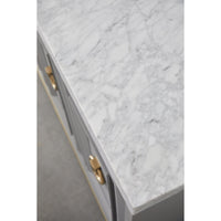 Allen Dove Gray Media Sideboard