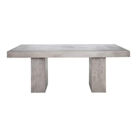 Antonius Grey Concrete Outdoor Dining Table