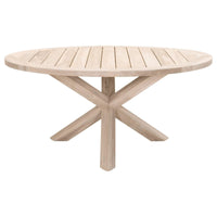 Bally Gray Teak Outdoor Dining Table