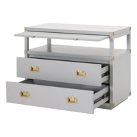 Benji Dove Gray Nightstand