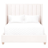 Conrad Cream Velvet Upholstered Bed