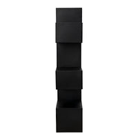 Laszlo Bookcase Black Steel