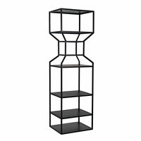 Downtown A Bookcase Black Metal
