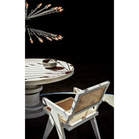 Jude Chair with Caning White Wash