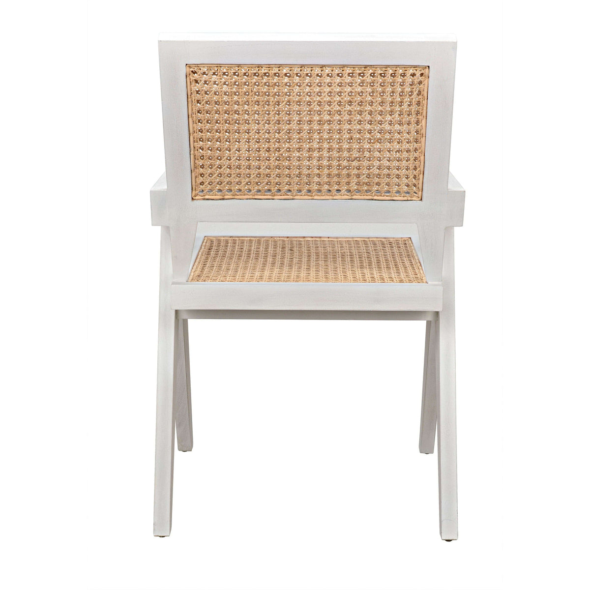 Jude Chair with Caning White Wash