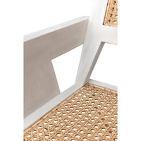 Jude Chair with Caning White Wash