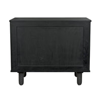 Brook 2 Door Black & Sea Grass Sideboard