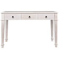 Curba Desk White Wash