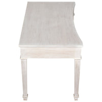 Curba Desk White Wash