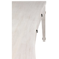 Curba Desk White Wash
