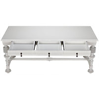 Portuguese Desk Solid White