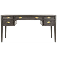 Africa Pale Black Mahogany Desk