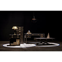 Africa Pale Black Mahogany Desk