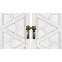 Maharadscha Mahogany White Hutch