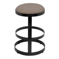 Dior Counter Stool Black Steel