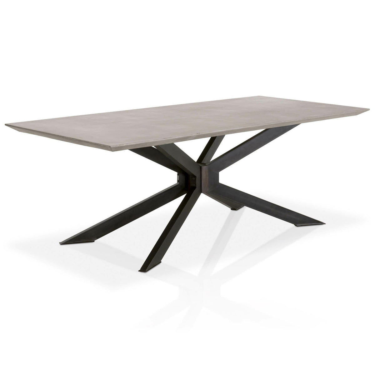 Irene Gray Concrete Rectangle Dining Table