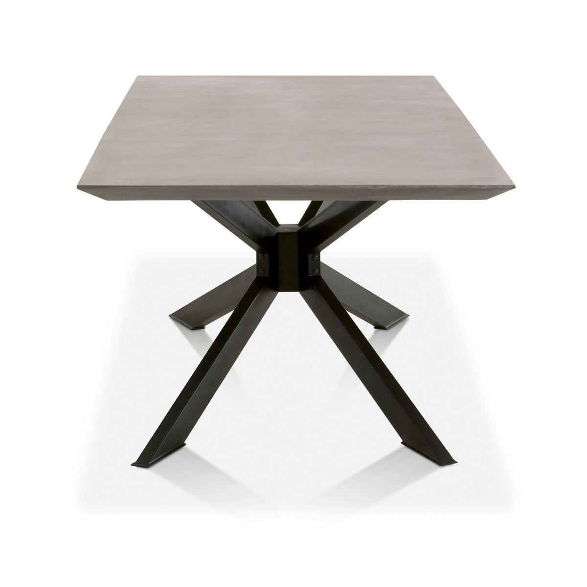 Irene Gray Concrete Rectangle Dining Table