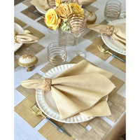 Marbled Pearl Napkin Ring, Set of 4