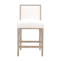 Mason Ivory LiveSmart Fabric Counter Stool, Set of 2