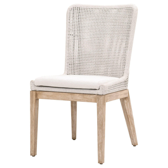 Mesa Taupe & White Outdoor Dining Chair, Set of 2