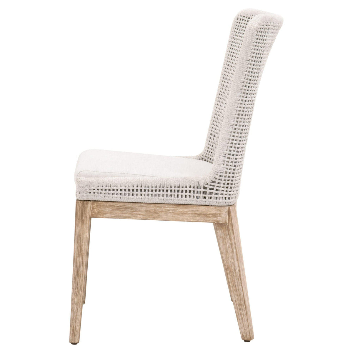 Mesa Taupe & White Outdoor Dining Chair, Set of 2