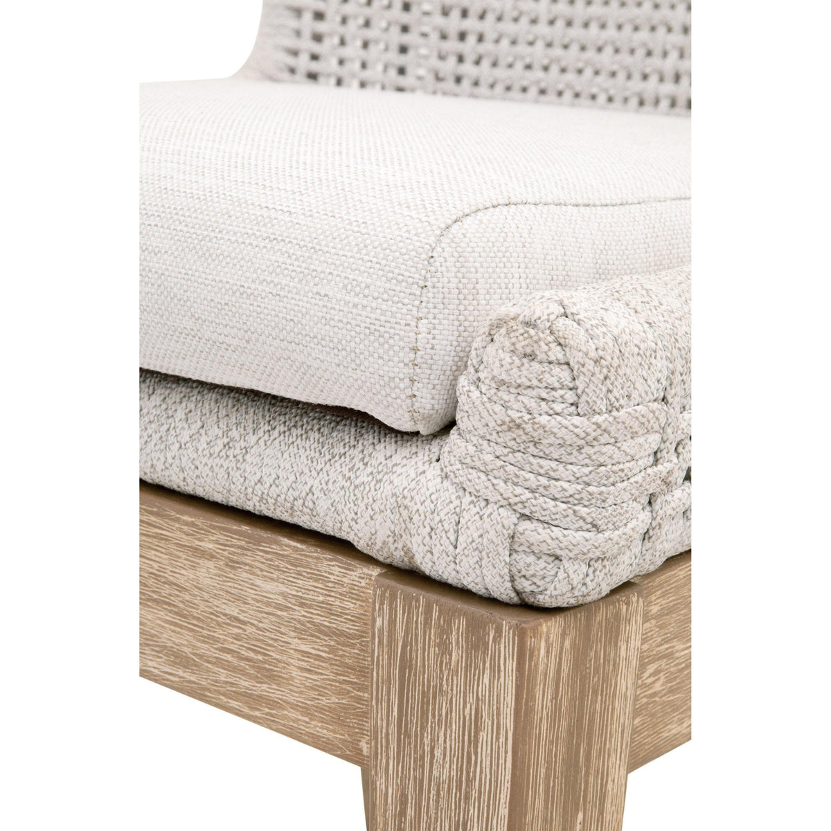 Mesa Taupe & White Outdoor Dining Chair, Set of 2