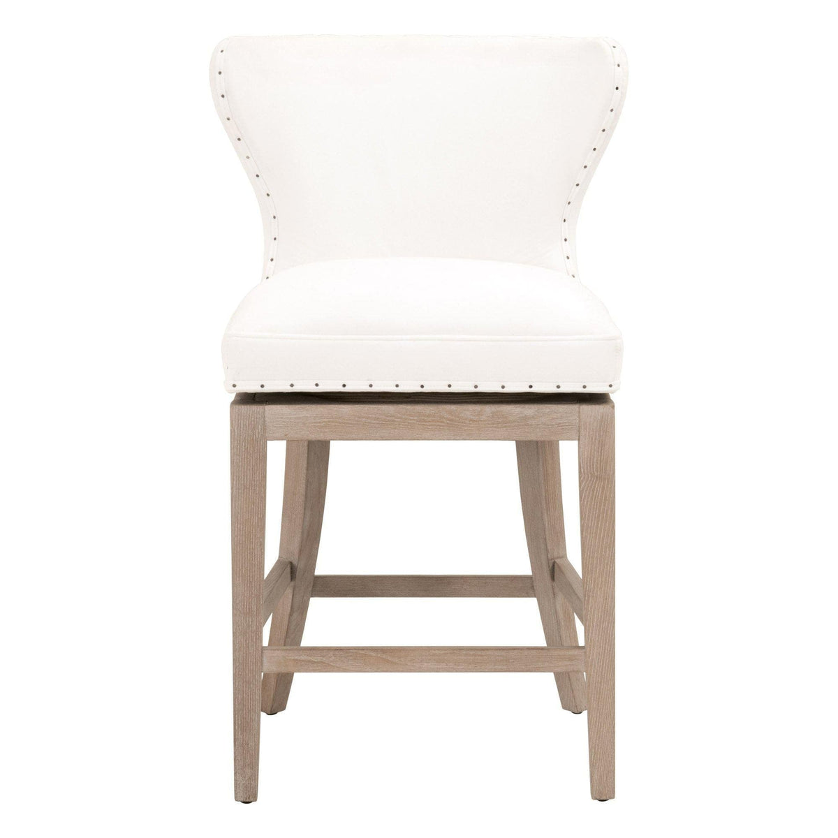 Millie Ivory Swivel Counter Stool
