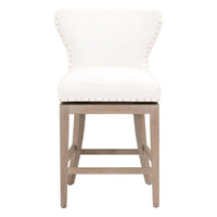 Millie Ivory Swivel Counter Stool