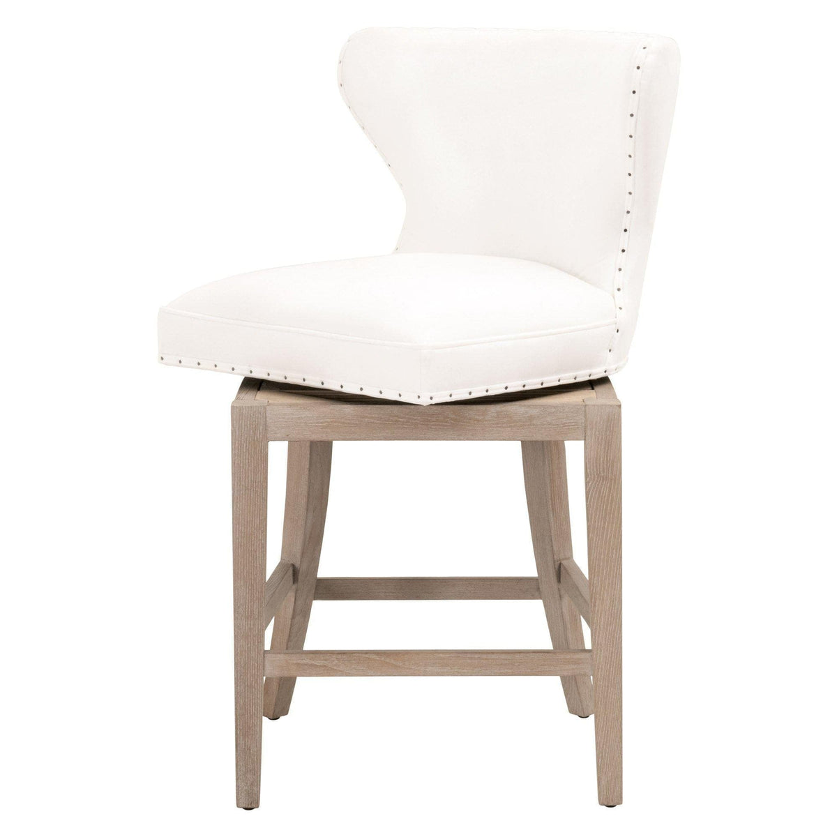 Millie Ivory Swivel Counter Stool