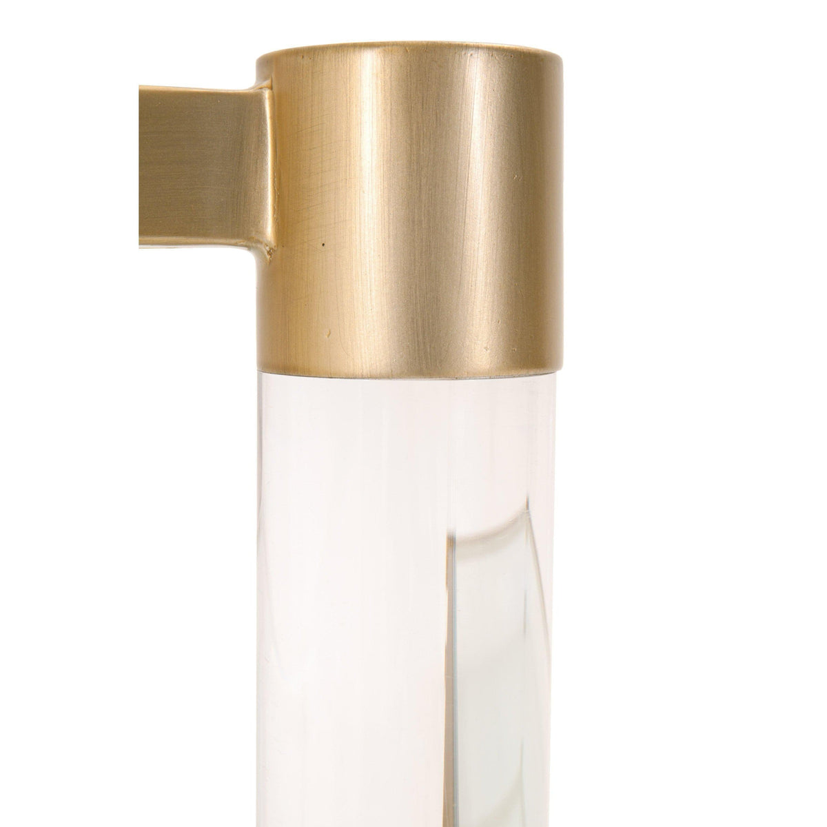 Novel Brass & Lucite Coffee Table