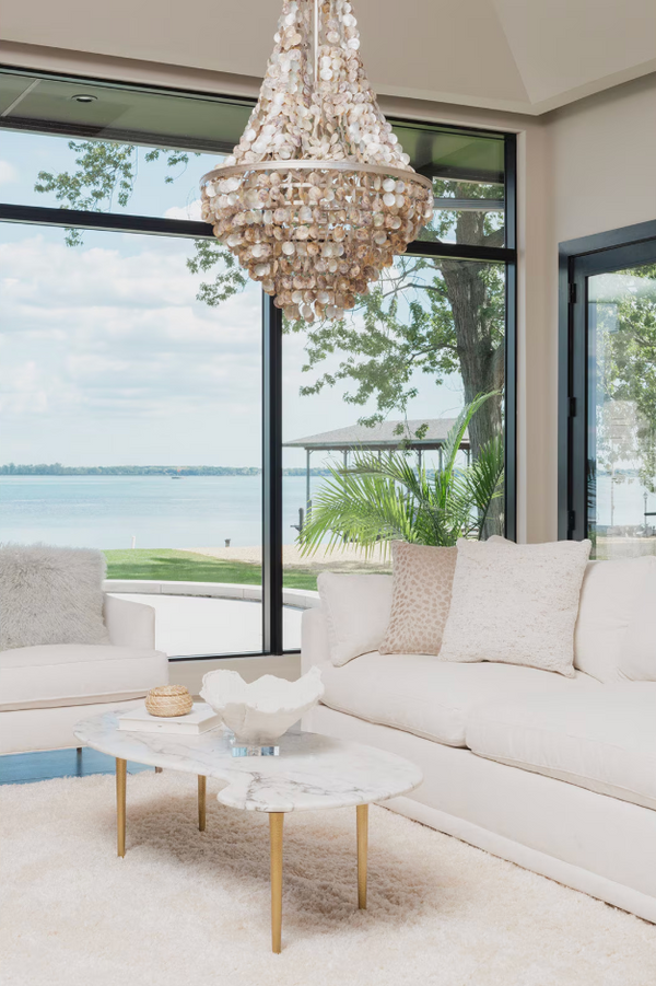 Capri Abalone Shell Chandelier