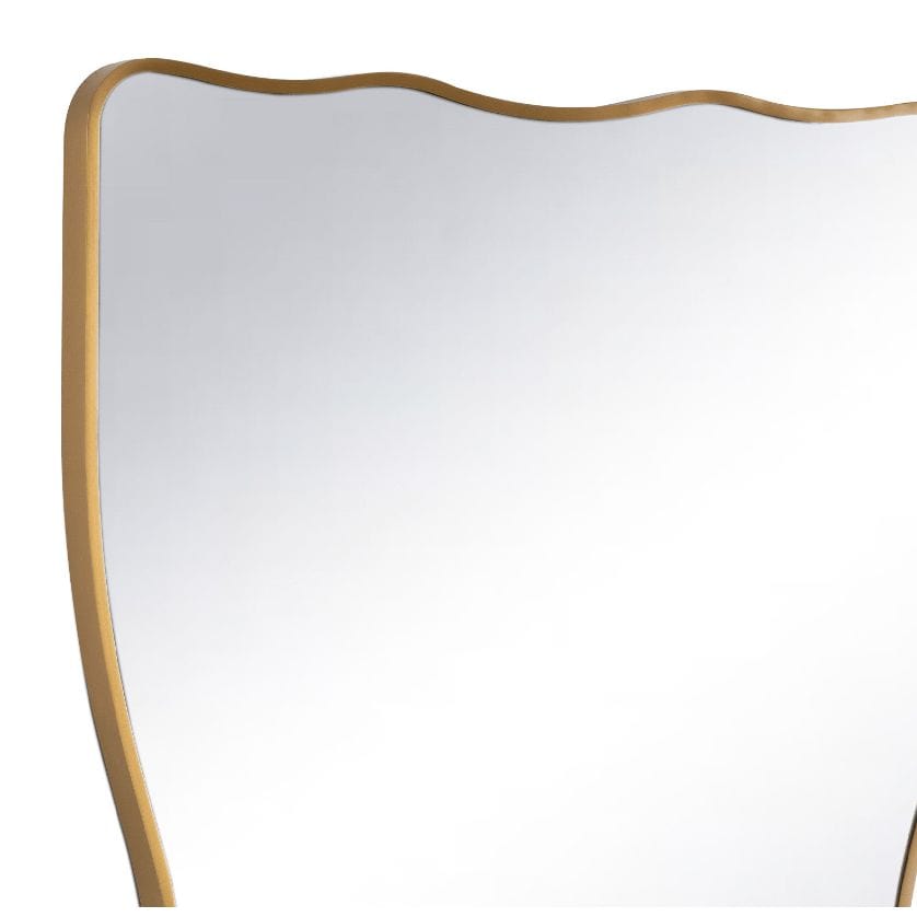 Piero Metal Mirror Natural Brass