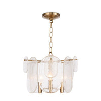 Echo Natural Brass Pendant