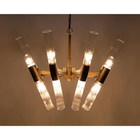 Moira Chandelier Antique Brass Finish