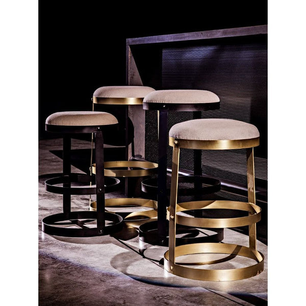 Dior Bar Stool Metal with Brass Finish