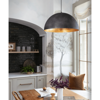 Sigmund Pendant Large Black and Gold