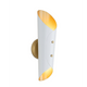 Vest Sconce with Natural Brass Interior
