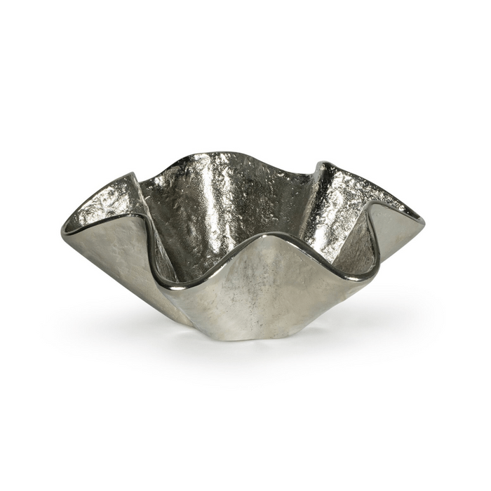 Pedicoat Metal Bowl - Small and Large in Nickel and Brass Finishes