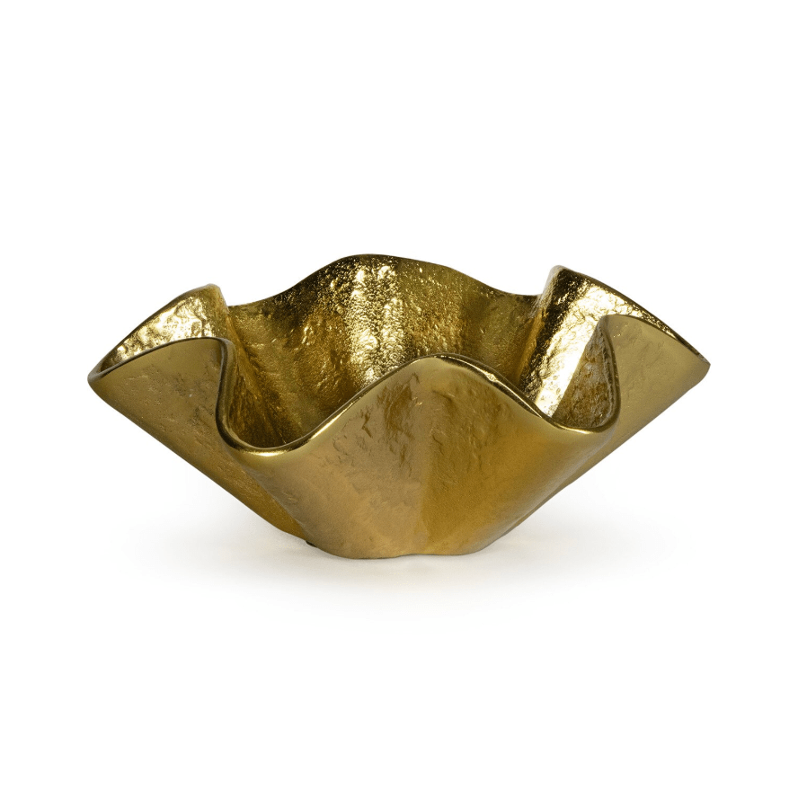 Pedicoat Metal Bowl - Small and Large in Nickel and Brass Finishes