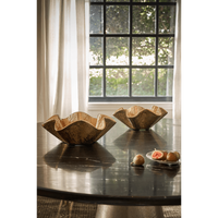 Pedicoat Metal Bowl - Small and Large in Nickel and Brass Finishes