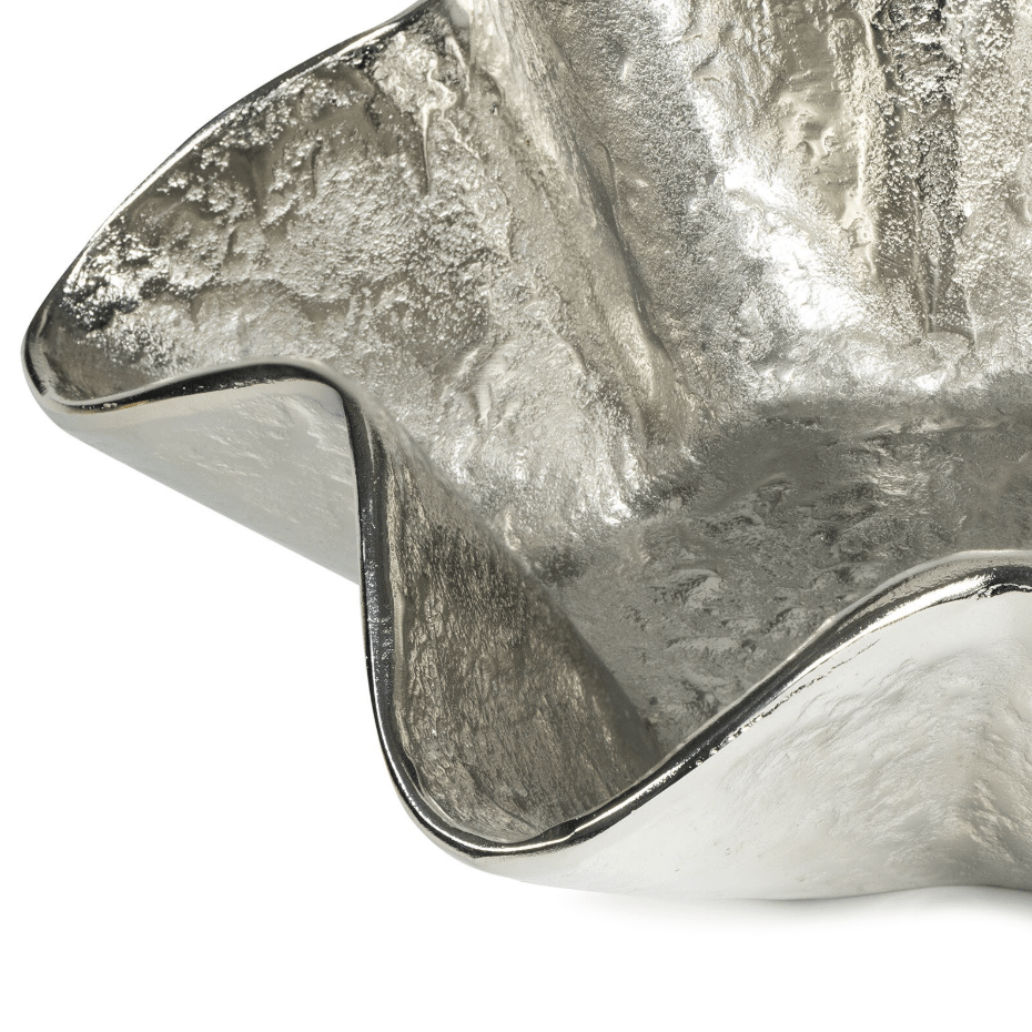 Pedicoat Metal Bowl - Small and Large in Nickel and Brass Finishes