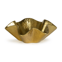 Pedicoat Metal Bowl - Small and Large in Nickel and Brass Finishes