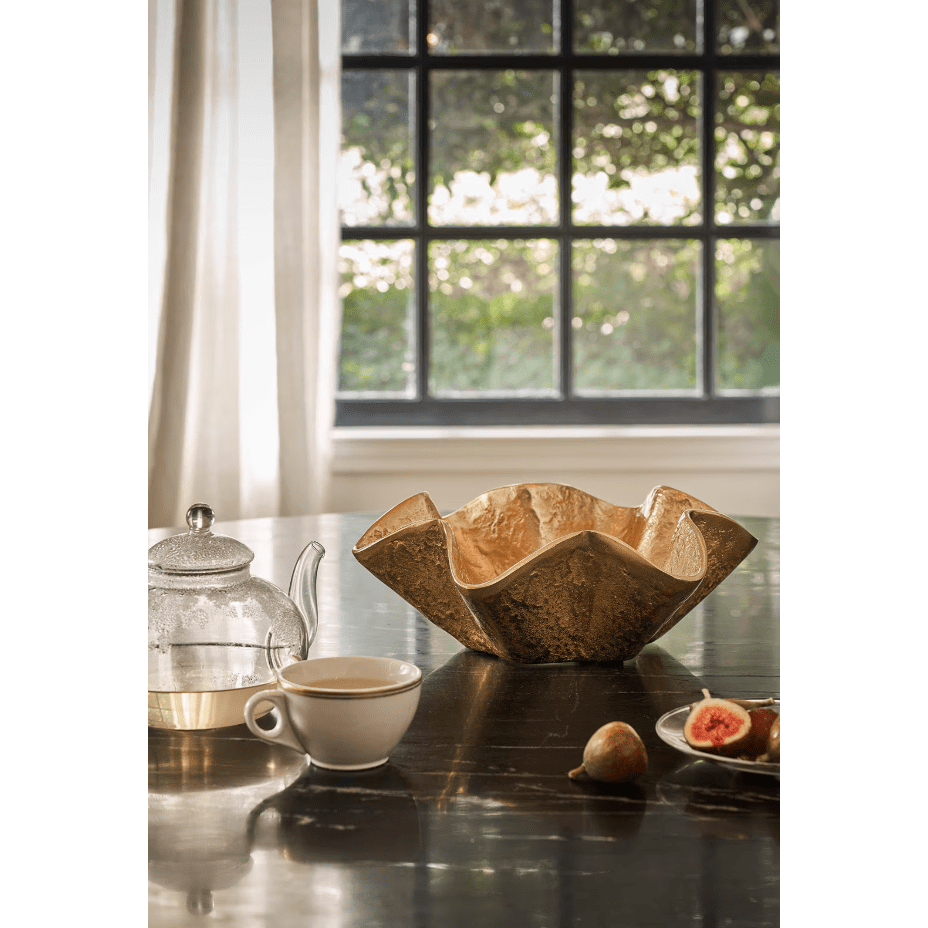 Pedicoat Metal Bowl - Small and Large in Nickel and Brass Finishes